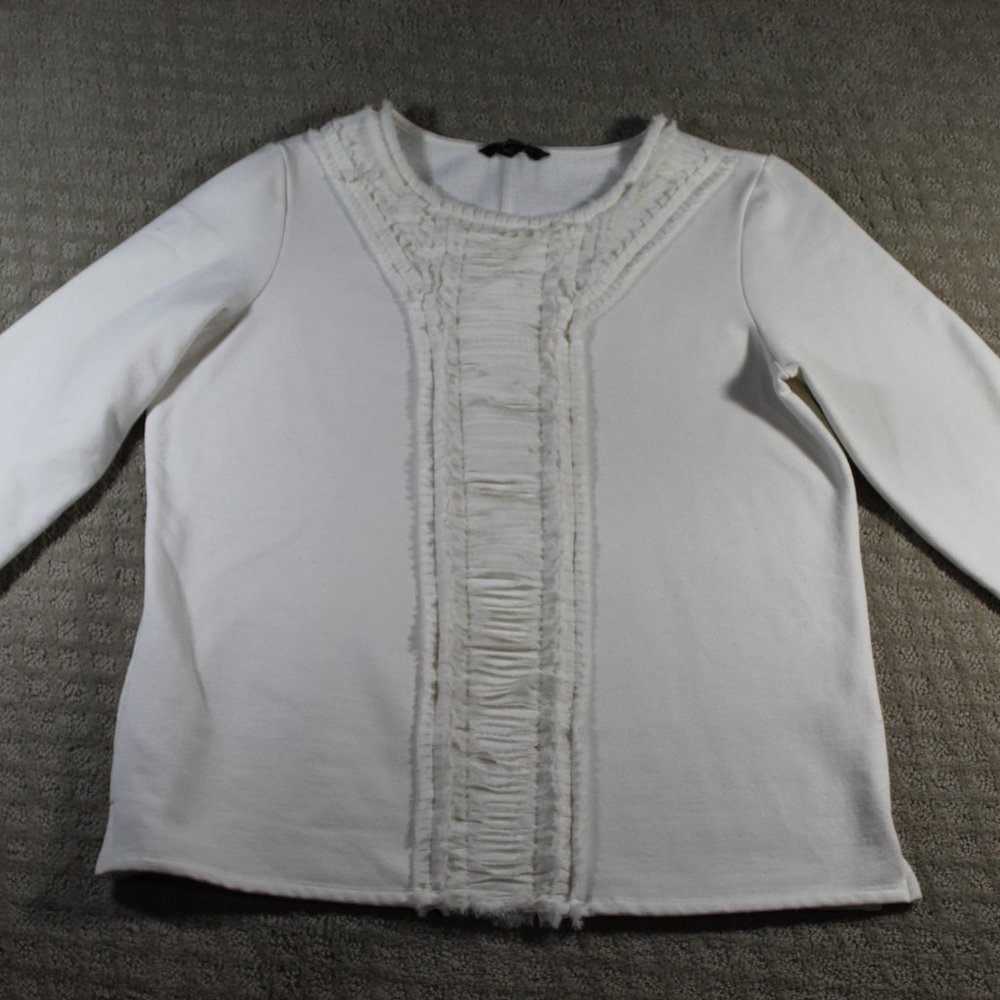 Banana Republic Size M Cream Sweatshirt